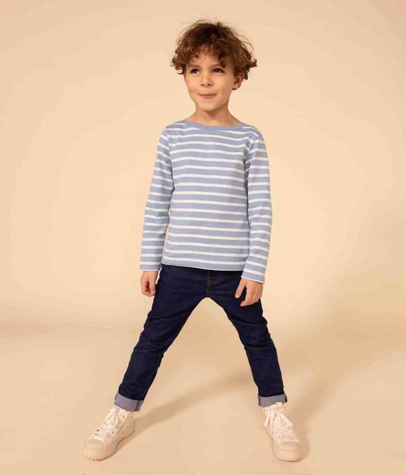 Pantalon Bébé Garçon Petit Bateau – Serge Douce, élastique à La Ceinture, Confortable Et Habillé - 3