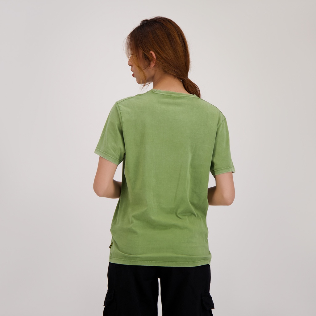 Kontakt - T-shirt unisexe manches courtes délavé - Vert Délavé. 4
