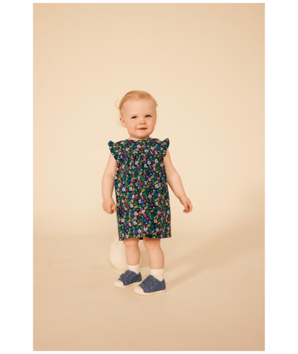 Robe Sans Manches Petit Bateau Pour Bébé Fille – 100% Coton, Coupe Confortable, Marque Française Depuis 1893