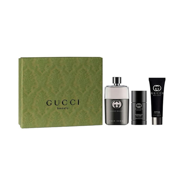 GUCCI - Guilty Homme Eau de Toilette 90Ml +Gel Douche +Deodorant Stick -  Drest