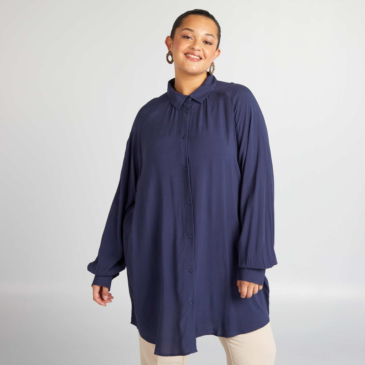Chemise longue femme kiabi hotsell