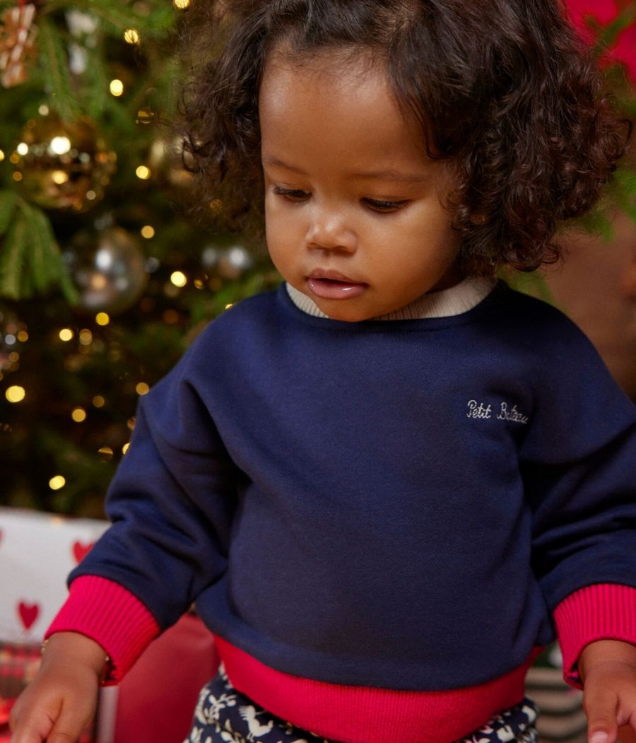 Sweatshirt à Capuche Petit Bâtiment Pour Bébé Garçon - Molleton Doux, Fermeture Éclair, Coton Bio - Confort Et Liberté De Mouvement