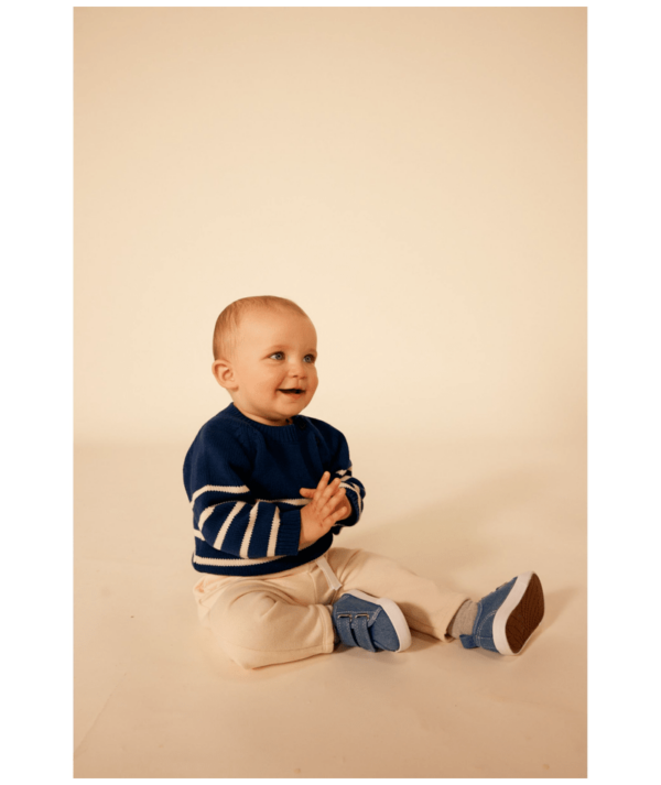 Pantalon Bébé Fille En Velours Coton Bio - Petit Bateau Hiver - Taille Mi-Haute Élastiquée