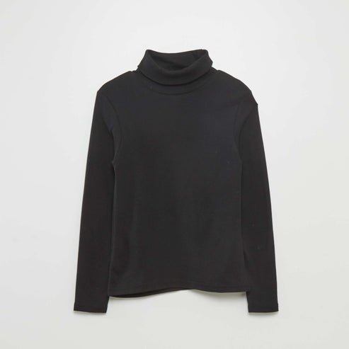 Kiabi Sous-pull uni noir Drest