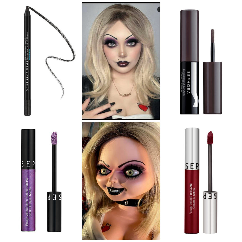 Look Bride of Chucky with Sephora Makeup