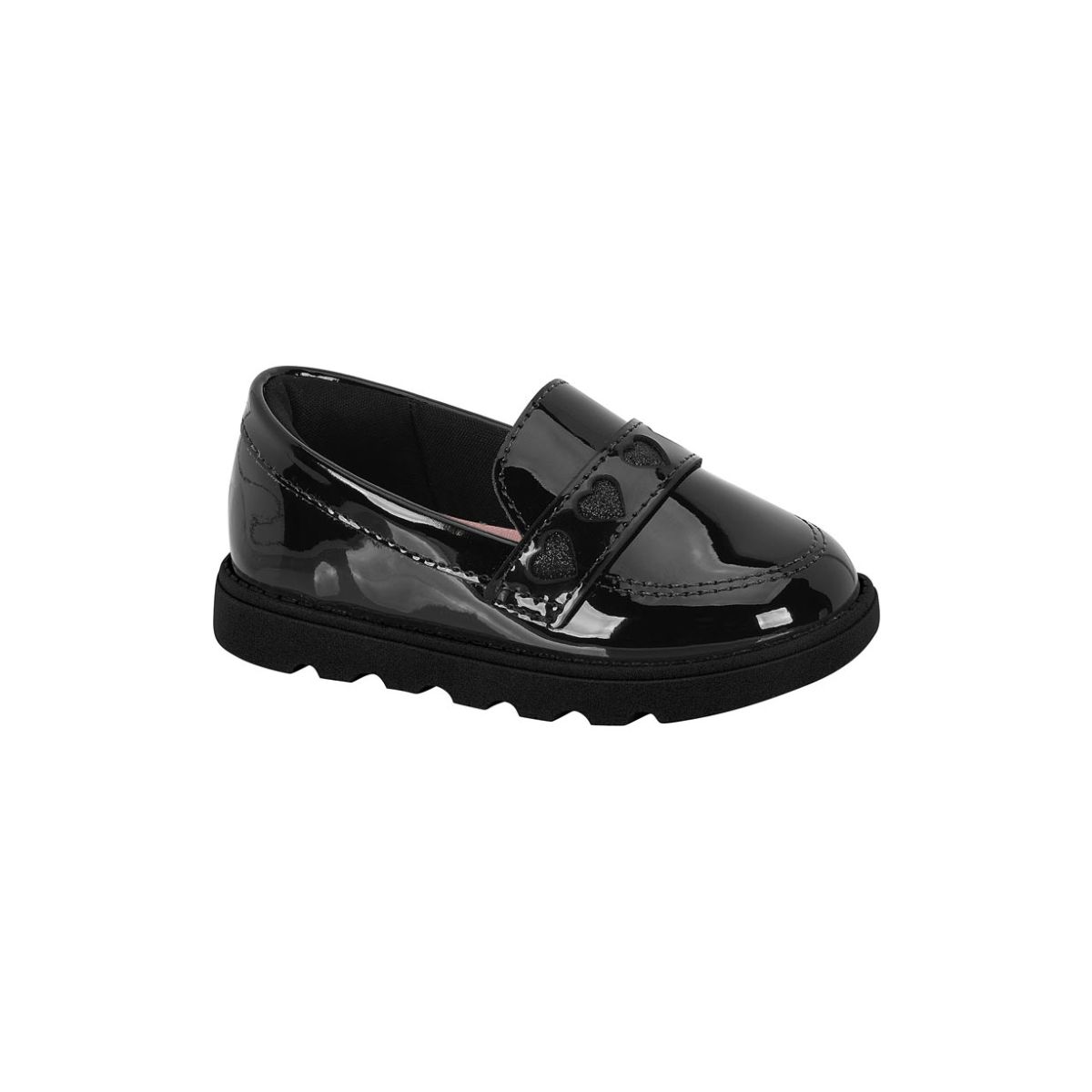 MOLEKINHA Enfant -Mocassin enfant Molekinha – Vernis Noir