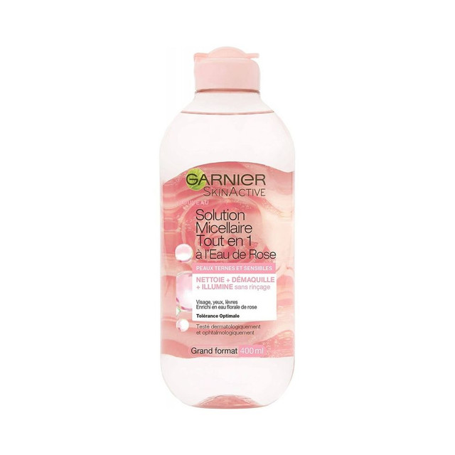 Garnier - Eau Micellaire SkinActive Tout en 1 à l'Eau de Rose 400ML