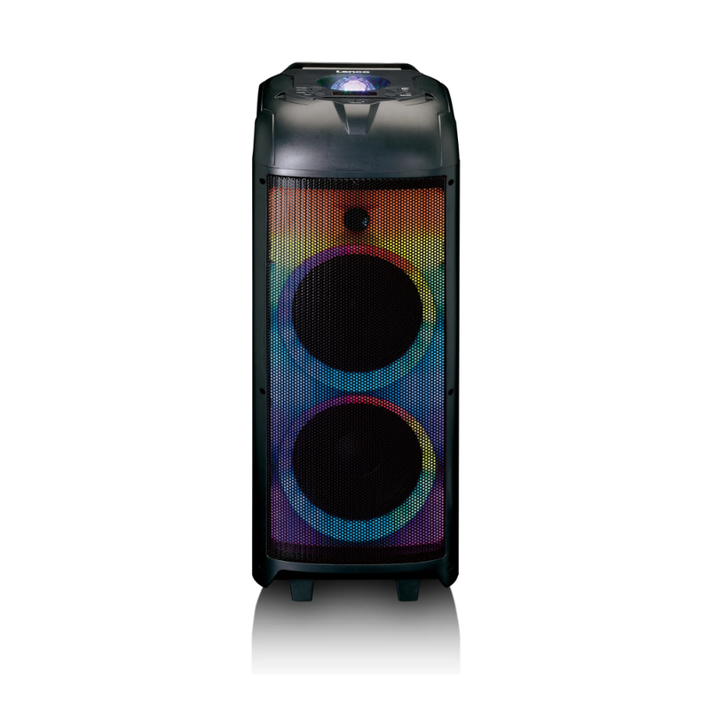 LENCO - Enceinte, jeu de lumières frontal en boule disco PA-260BK - Noir