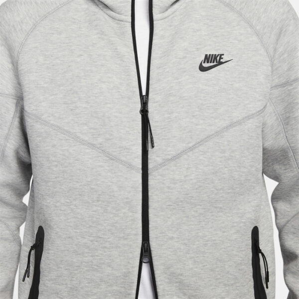 Nike Homme Veste coupe-vent Nike Sportswear Tech Fleece Gris