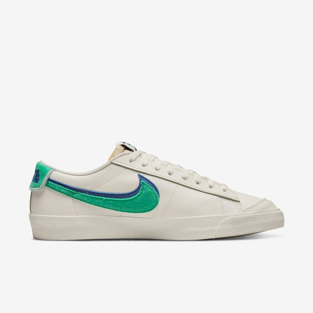 Nike Homme – Nike Blazer Low ’77 SE – Vert Fantôme / Stade – Vieux Royal – Noir - Nike