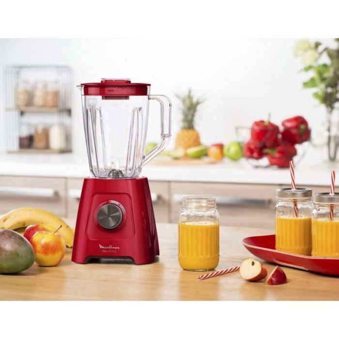 MOULINEX - Blender moulinex lm420510 blendforce 600w - Rouge 10