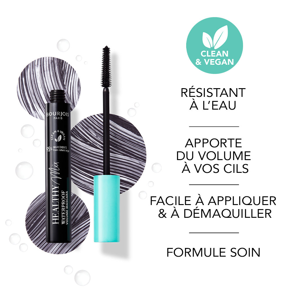 Bourjois - Mascara Healthy Mix Clean Wtp - Ultra Black 6