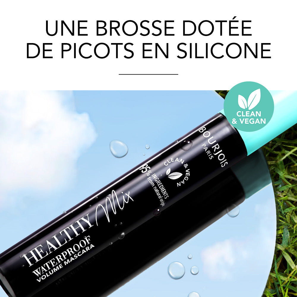 Bourjois - Mascara Healthy Mix Clean Wtp - Ultra Black 9