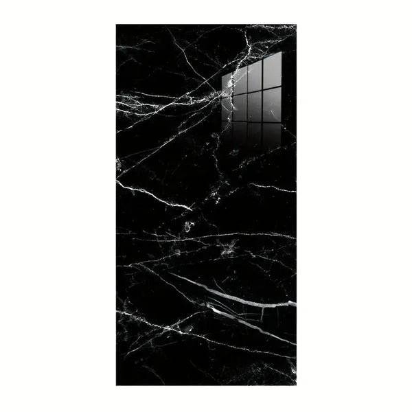 10 Carreaux muraux autocollants en vinyle NOIR