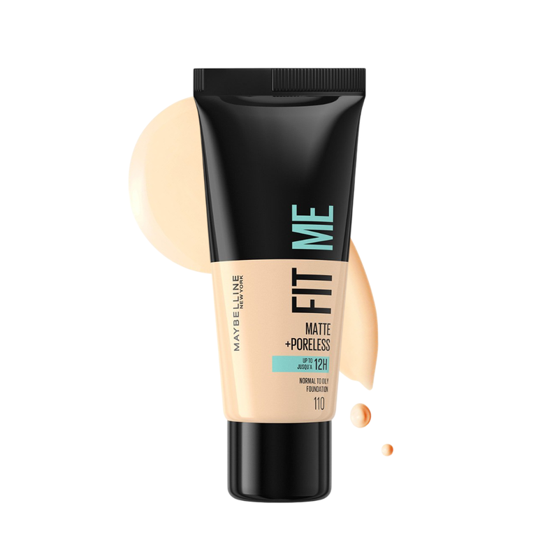Maybelline – fond de teint liquide Fit Me matte + poreless N°110 - Maybelline