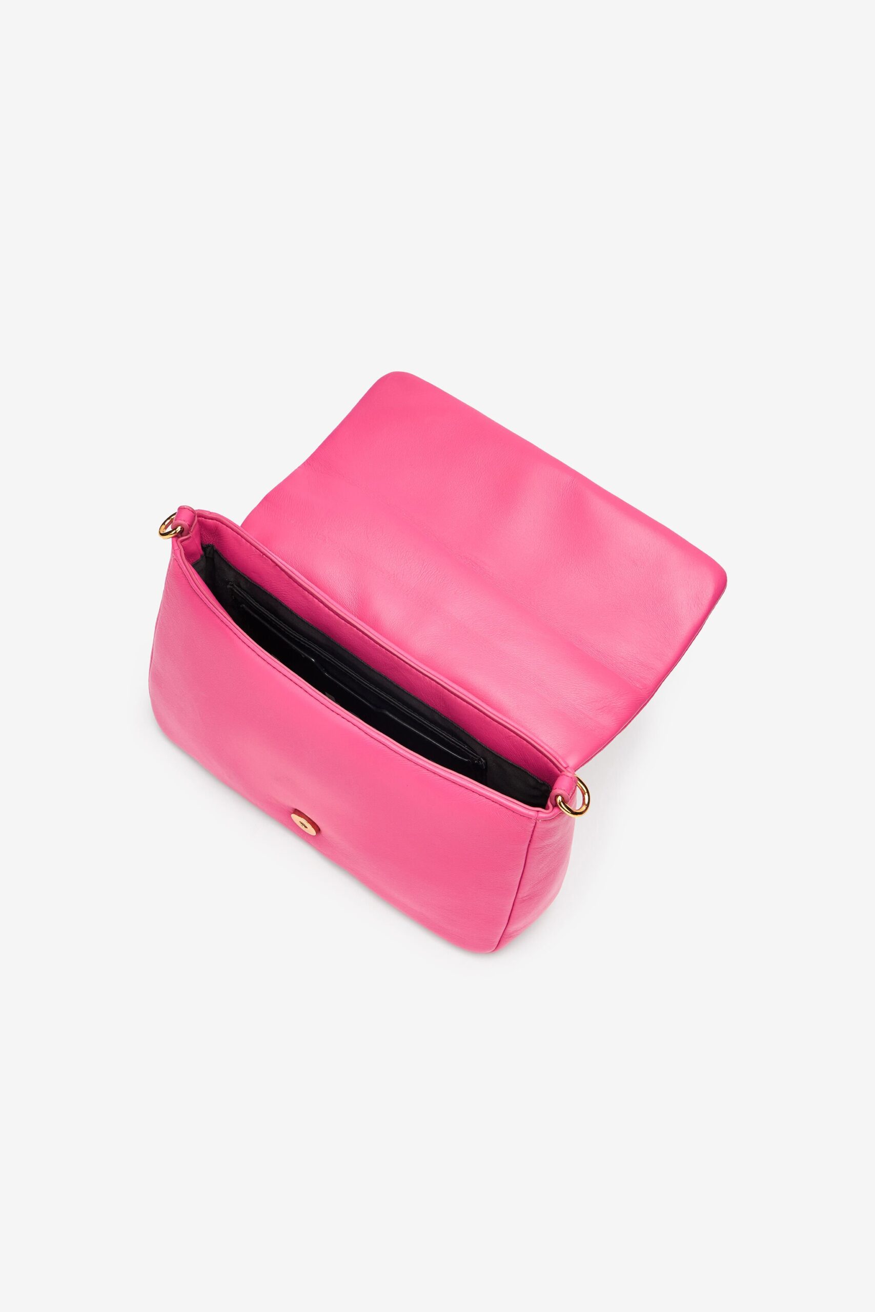Just Cavalli  - Sac Carre Moyenne Taille Vernis Snake Rose 4