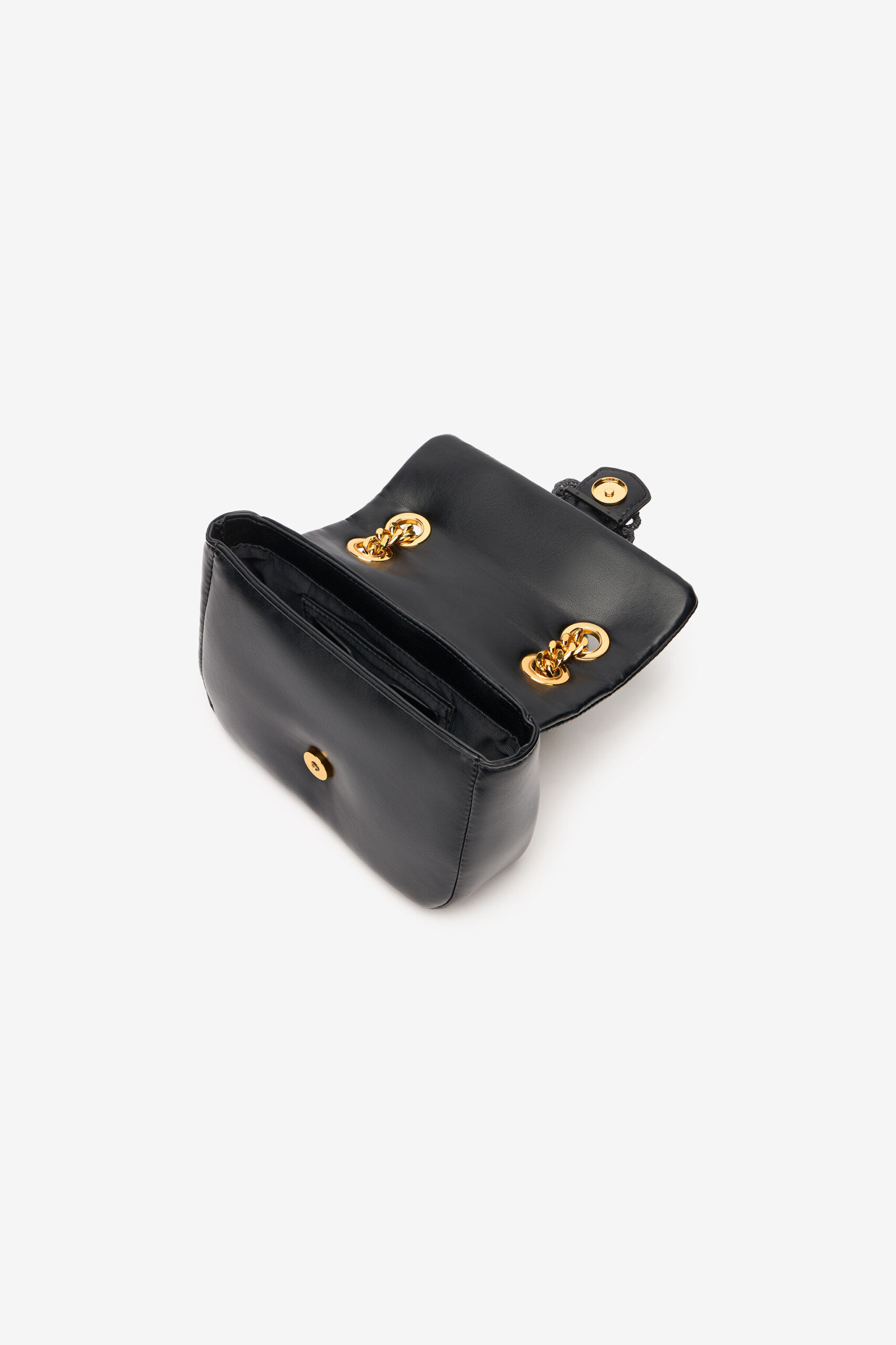 Just Cavalli  - Sac Cuir Petite Taille Carre Fermeture Snake Noir 3