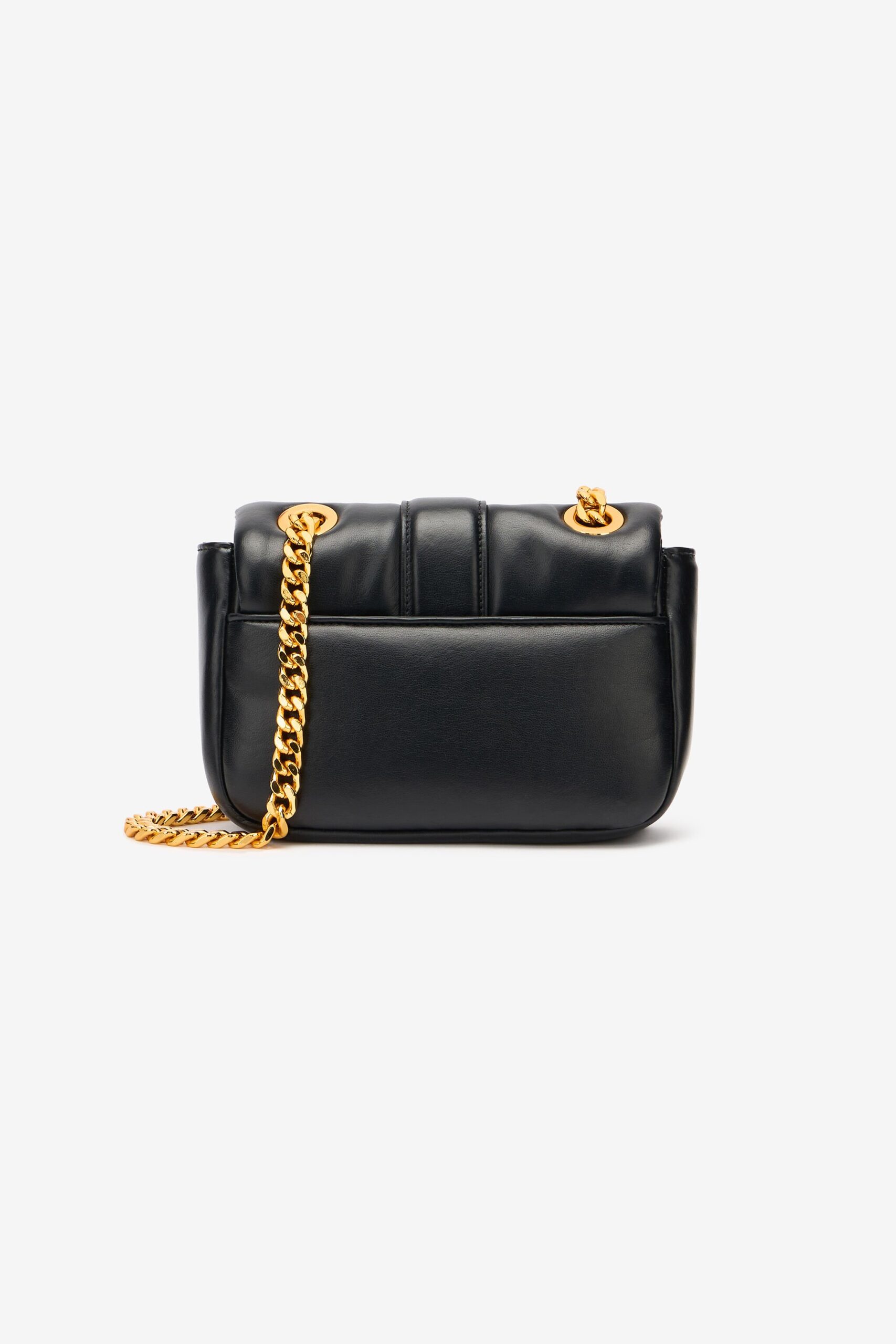 Just Cavalli  - Sac Cuir Petite Taille Carre Fermeture Snake Noir 5