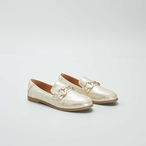 Kiabi Femme Mocassins en simili DORé Drest