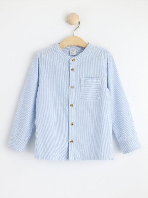 Lindex Enfant - Chemise à fines rayures - light blue natu DRSTVP 2