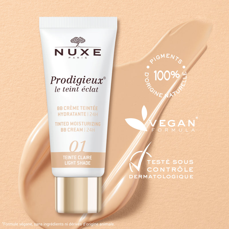 Nuxe - Prodigieuse BB Crème Teintée Hydratante N°01 Teinte Claire 30Ml 2