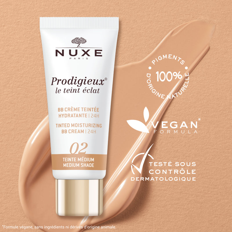 Nuxe - Prodigieuse BB Crème Teintée Hydratante N°02 Midium 30Ml 2