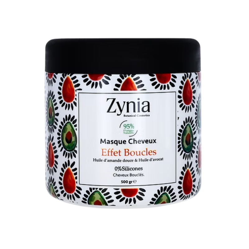 Zynia – Masque Cheveux Effet Boucles 500Gr