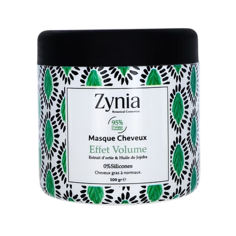 Zynia – Masque Cheveux Effet Volume 500Gr