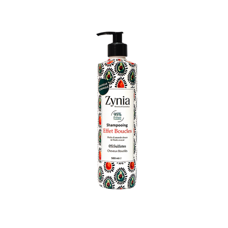 Zynia – Shampoing Effet Boucles-Amande Douce 500Ml