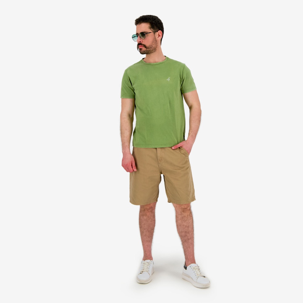 Kontakt – Short workwear homme YOUSR – Marron Clair