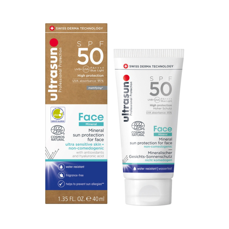 Ultrasun – Visage Mineral Spf50+ 40 Ml
