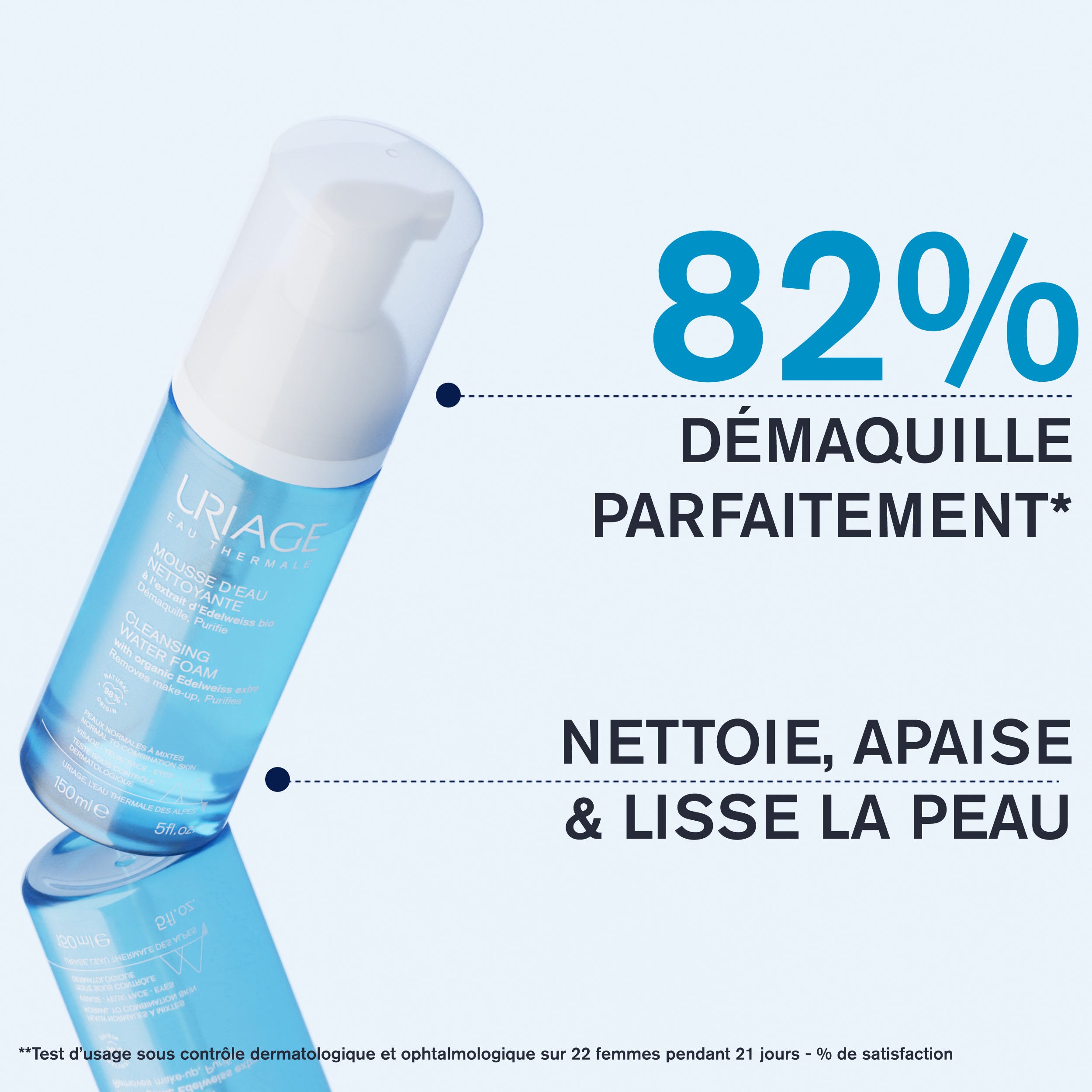 Uriage - Eau Thermale Mousse D'Eau Nett 150 Ml 3