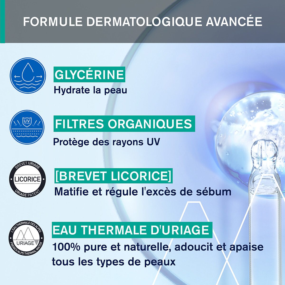 Uriage - Hyseac Écran 50+ Fluide Matifiant 50Ml 3