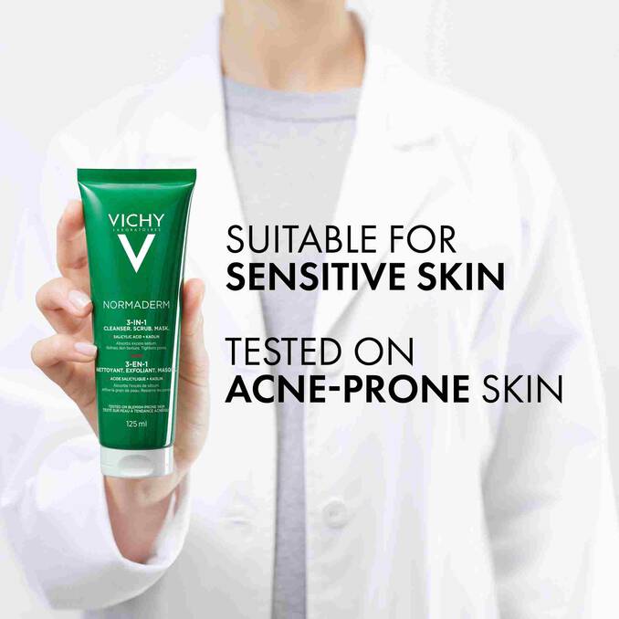 Vichy - Normaderm 3En1 Exfoliant Nettoyant  Masque 125Ml 6