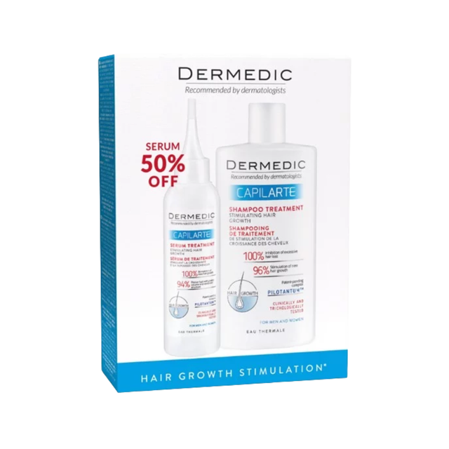 Dermedic – Coffret Capilarte Shampoing Anti-Chute + Serum