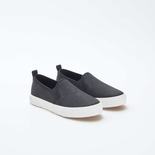 Kiabi – Baskets slip-on en suédine KI_BLACK