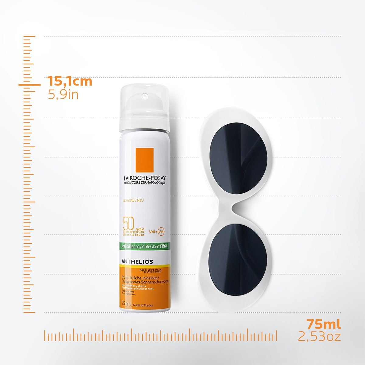 La Roche Posay - Anthelios Spf50+ Brume Visage Invisible Spf 75Ml 3