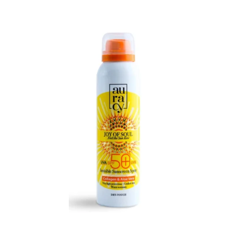 Auracy – Joy Of Soul Spray Ecrant Solaire Spf50+ Invisible 150Ml
