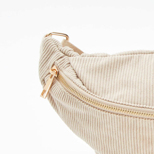 Kiabi Sac banane en velours côtelé BEIGE Drest