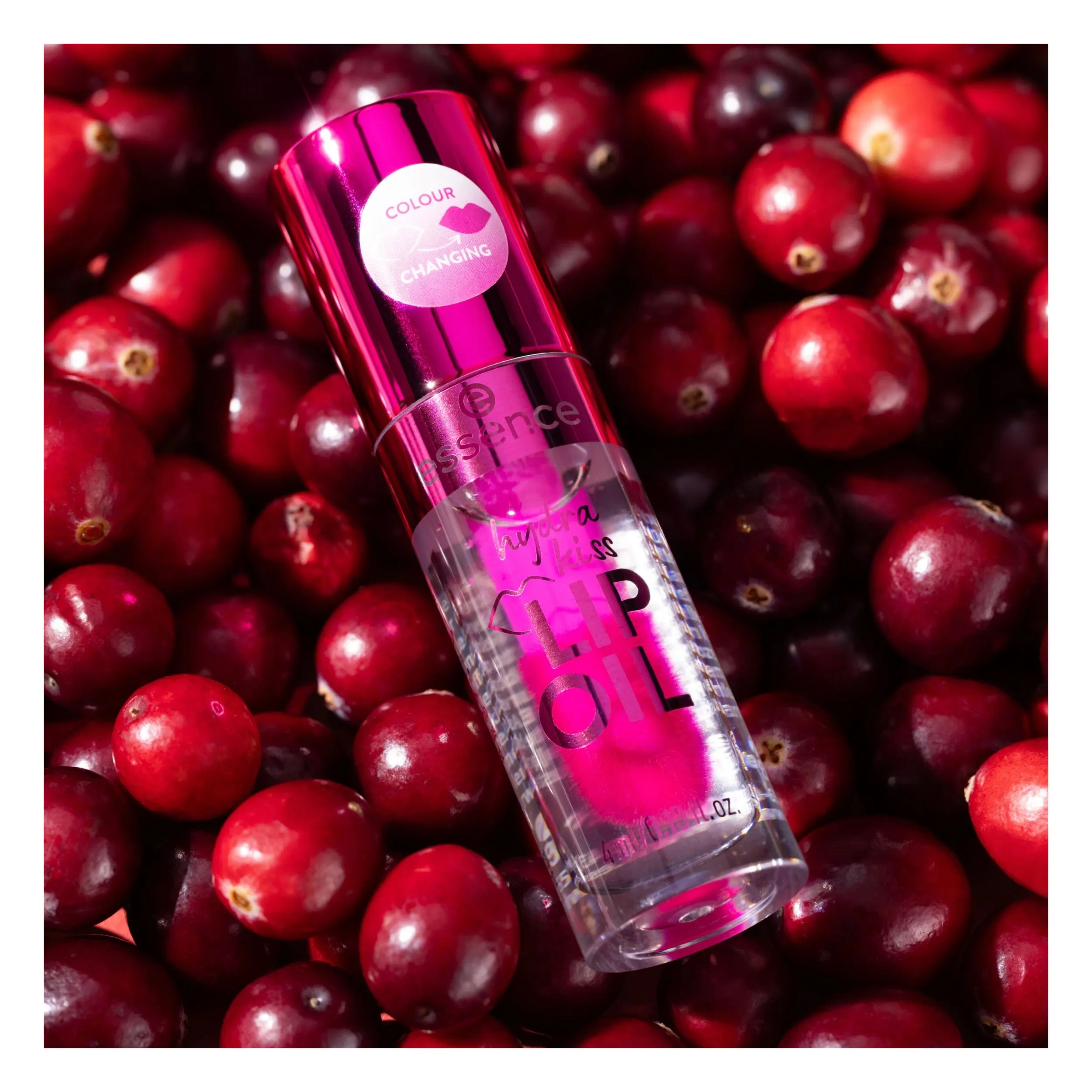 Essence - Lip Oil Hydra Kiss 06 La Canneberge Est de Retour 6