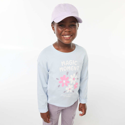 KIABI ENFANT - T-shirt imprimé manches longues Bleu