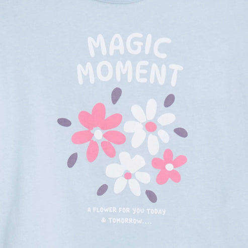 KIABI ENFANT - T-shirt imprimé manches longues Bleu 4