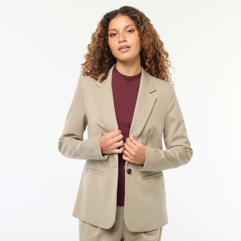 Kiabi – Veste de tailleur à manches longues VERT