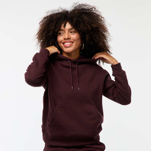 Kiabi Sweat à capuche uni VIOLET Drest