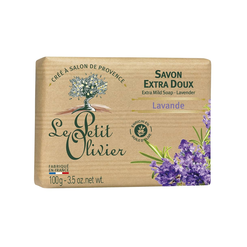Le Petit Olivier – Savon extra doux Lavande 100g