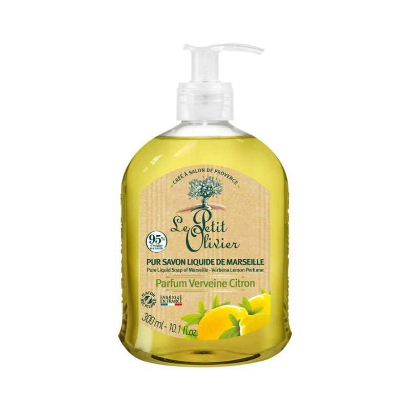 Le Petit Olivier – Pur Savon Liquide de Marseille Parfum Verveine Citron 300ml