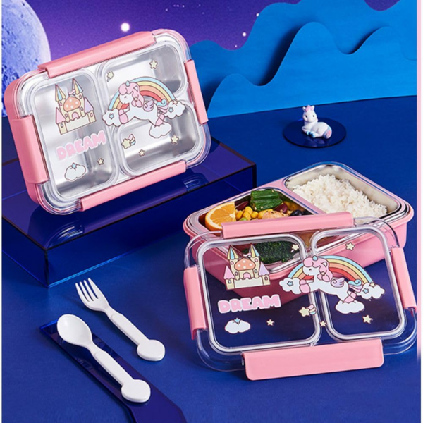 MOOMIN Petit Jour Set De 3 Lunch Box Enfant - Petite Moyenne Grande Emboîtables Polypropylène