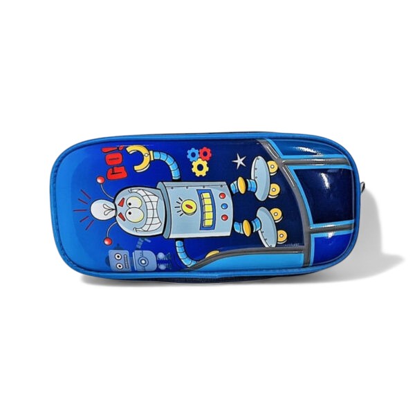 LEATHER – Trousse 2 compartiments 3D réf 33 Robot