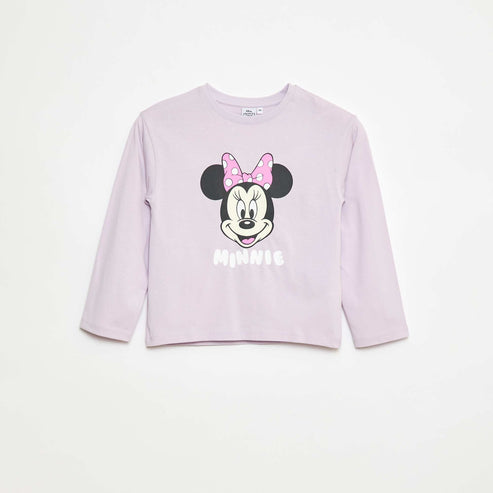 Kiabi T-shirt 'Stitch' 'Angel' 'Disney' à manches longues VIOLET