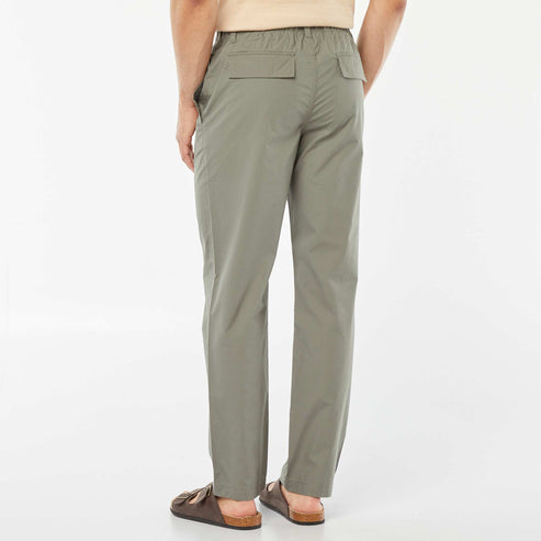Kiabi - Pantalon droit en popeline craquante VERT 3